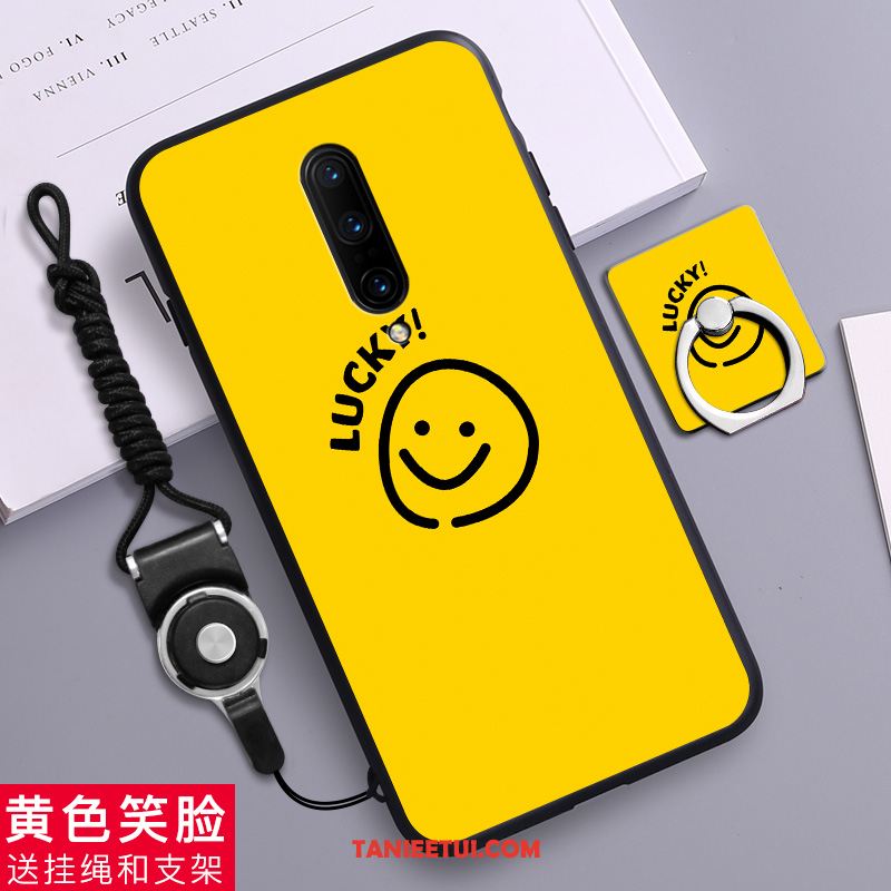 Etui Oneplus 7 Pro Osobowość Telefon Komórkowy Kreskówka, Pokrowce Oneplus 7 Pro Miękki Żółty
