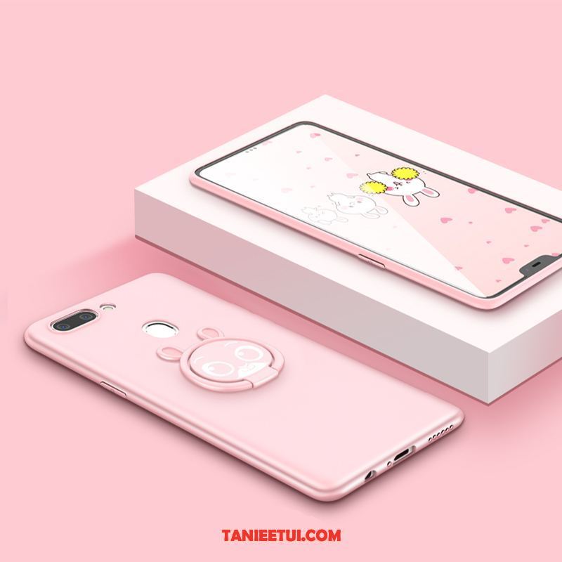 Etui Oppo R15 All Inclusive Nubuku Telefon Komórkowy, Futerał Oppo R15 Modna Marka Różowe Ochraniacz