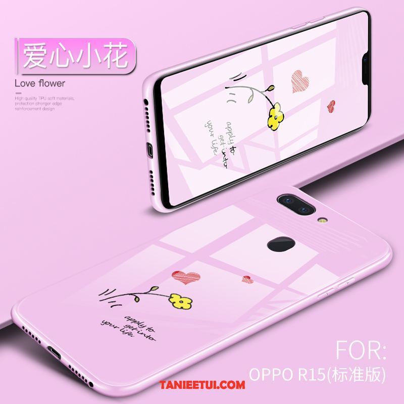 Etui Oppo R15 Osobowość Purpurowy Tendencja, Obudowa Oppo R15 Piękny Telefon Komórkowy Szkło