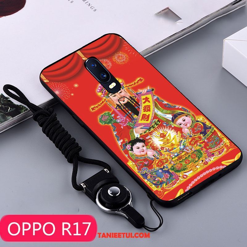 Etui Oppo R17 Mały Tendencja Telefon Komórkowy, Obudowa Oppo R17 Kaczka Kreatywne Silikonowe