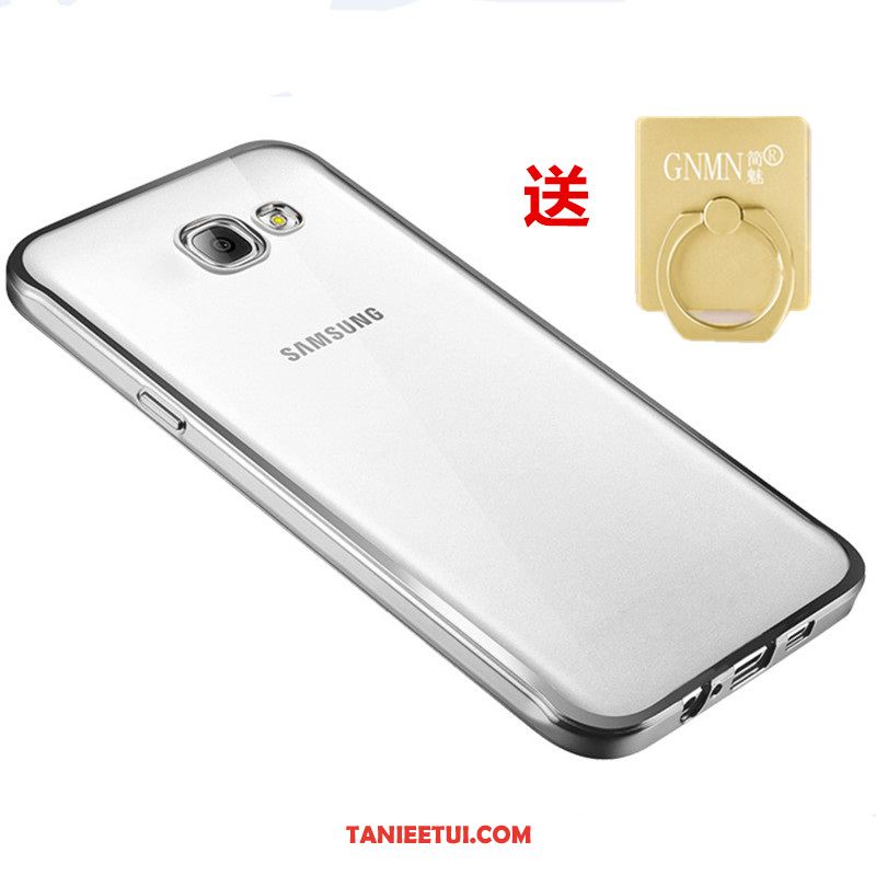 Etui Samsung Galaxy A3 2016 Przezroczysty Silikonowe Miękki, Futerał Samsung Galaxy A3 2016 Ochraniacz Srebro Telefon Komórkowy
