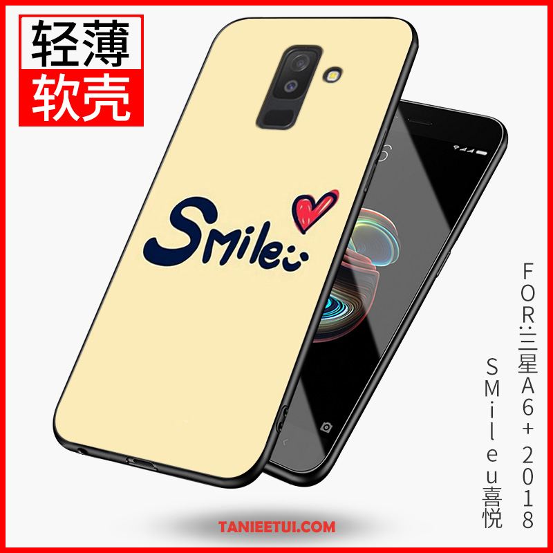 Etui Samsung Galaxy A6+ All Inclusive Czerwony Netto Telefon Komórkowy, Futerał Samsung Galaxy A6+ Żółty Sakura Ochraniacz