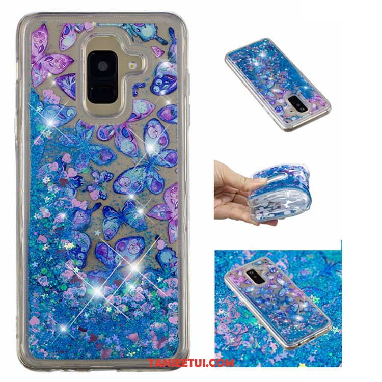 Etui Samsung Galaxy A6 Silikonowe Liquid Telefon Komórkowy, Futerał Samsung Galaxy A6 Gwiazda Quicksand All Inclusive