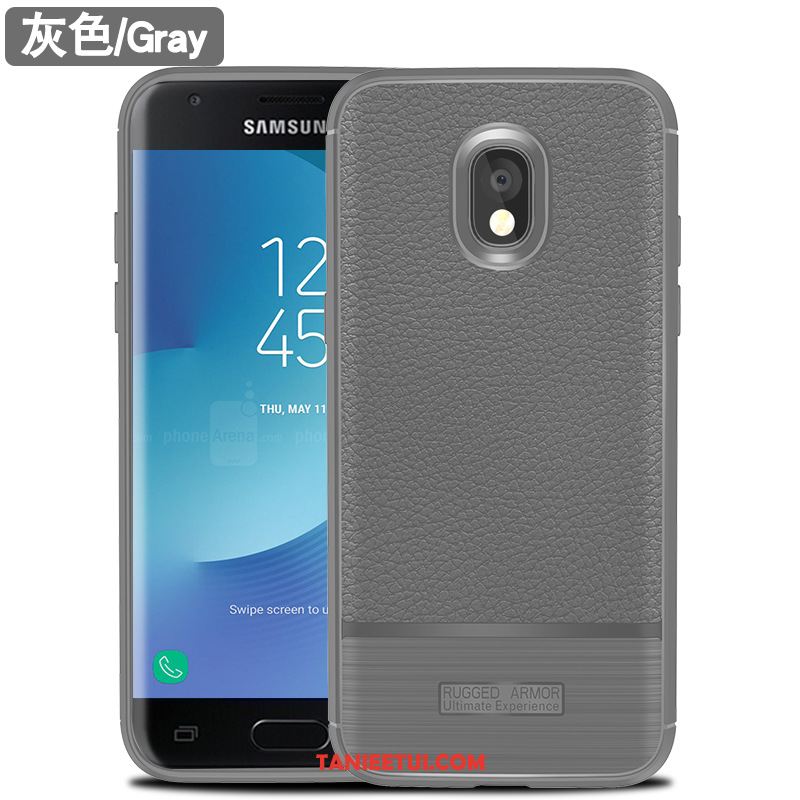 Etui Samsung Galaxy J5 2017 Anti-fall Gwiazda Szary, Futerał Samsung Galaxy J5 2017 Wzór Ochraniacz Skóra