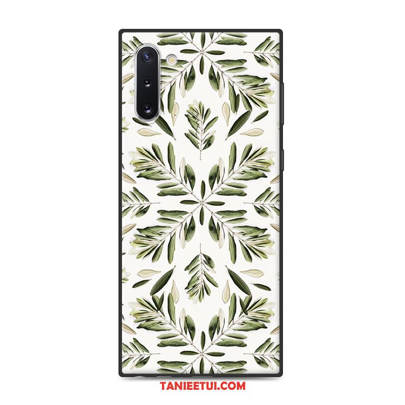 Etui Samsung Galaxy Note 10 Telefon Komórkowy Miękki Sztuka, Futerał Samsung Galaxy Note 10 Gwiazda Zielony Kolor