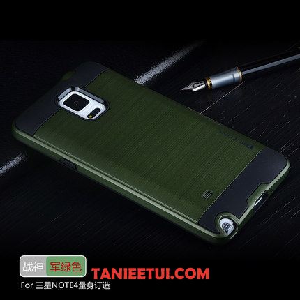 Etui Samsung Galaxy Note 4 Anti-fall Telefon Komórkowy Silikonowe, Futerał Samsung Galaxy Note 4 Zielony Miękki Gwiazda
