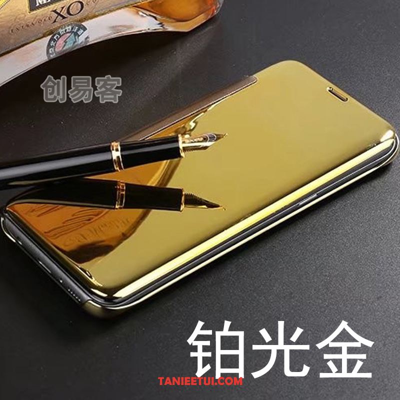 Etui Samsung Galaxy Note 4 Gwiazda Złoto Ochraniacz, Obudowa Samsung Galaxy Note 4 Telefon Komórkowy Lustro Skórzany Futerał