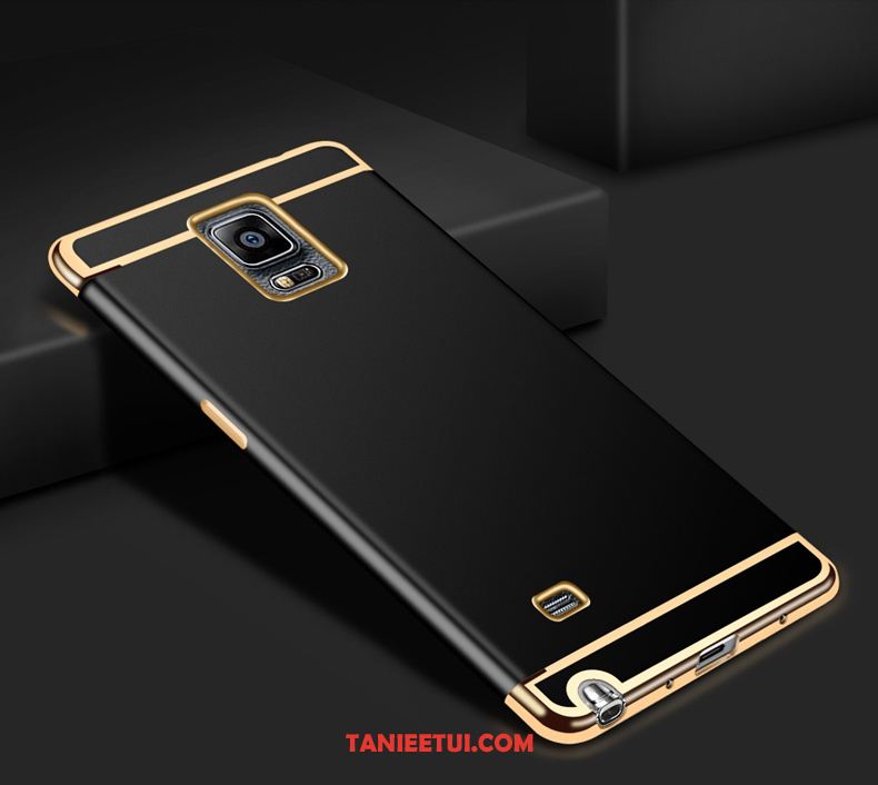 Etui Samsung Galaxy Note 4 Złoto Gwiazda Wspornik, Obudowa Samsung Galaxy Note 4 Filmy Szkło Hartowane Anti-fall