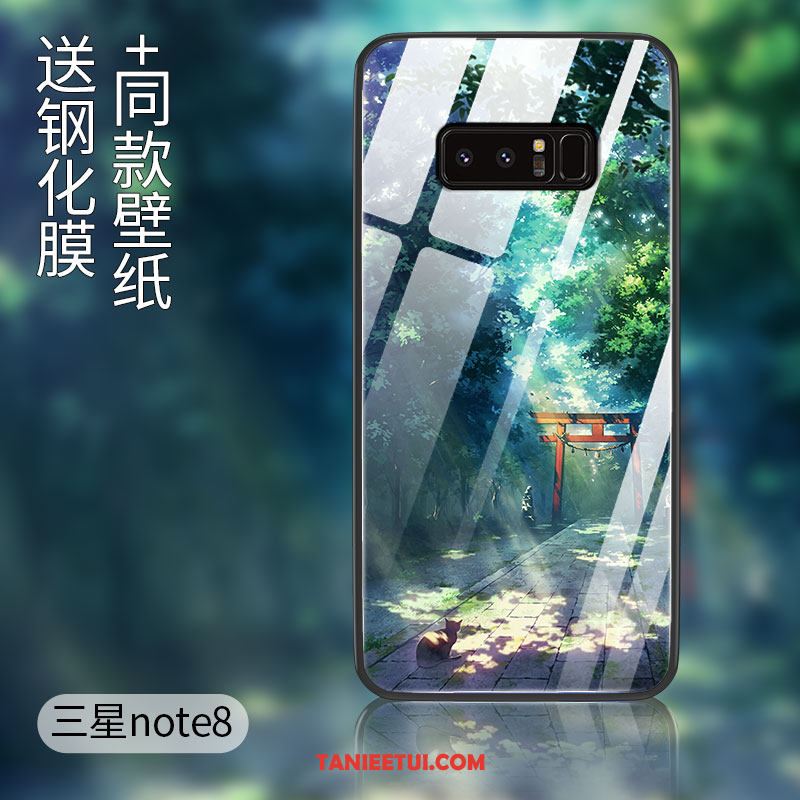 Etui Samsung Galaxy Note 8 Kreatywne Ochraniacz Szkło, Futerał Samsung Galaxy Note 8 Telefon Komórkowy Gwiazda Silikonowe