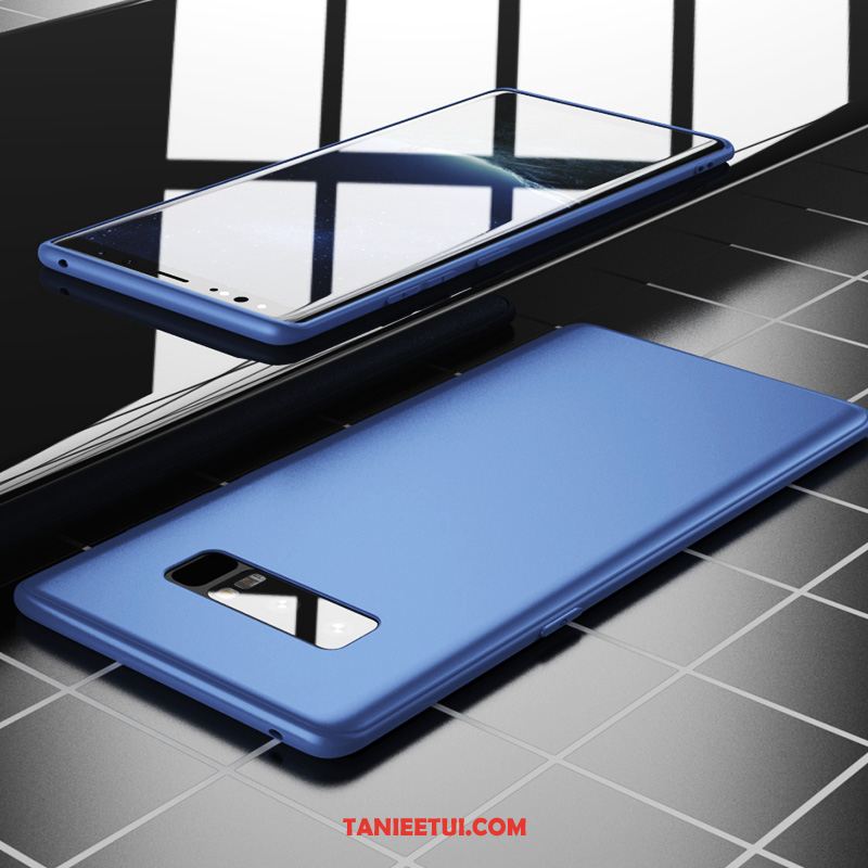 Etui Samsung Galaxy Note 8 Nubuku Anti-fall Ochraniacz, Futerał Samsung Galaxy Note 8 Niebieski Telefon Komórkowy Nowy