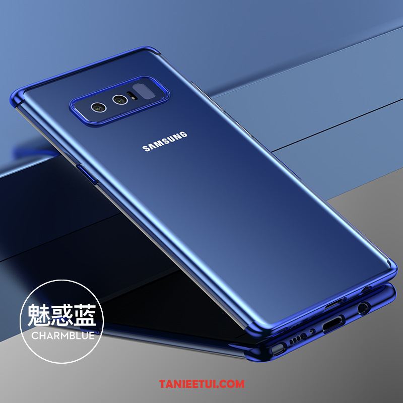 Etui Samsung Galaxy Note 8 Telefon Komórkowy Ochraniacz Miękki, Futerał Samsung Galaxy Note 8 Przezroczysty Gwiazda Niebieski