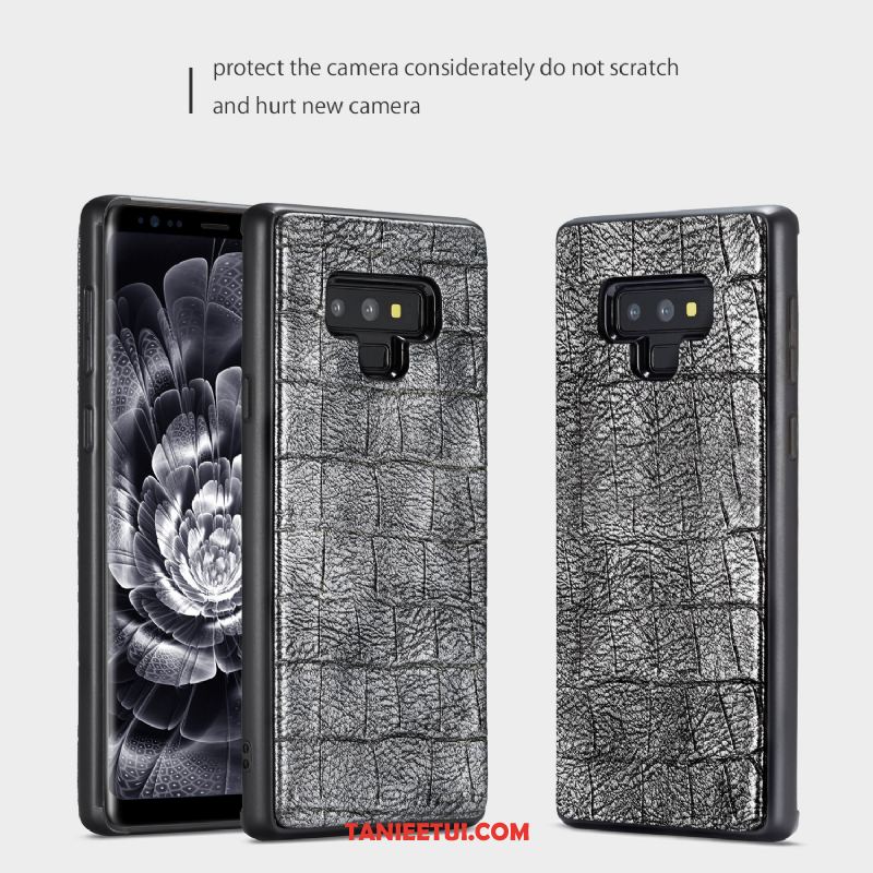 Etui Samsung Galaxy Note 9 Telefon Komórkowy Anti-fall Gwiazda, Pokrowce Samsung Galaxy Note 9 Szary Wzór Krokodyla