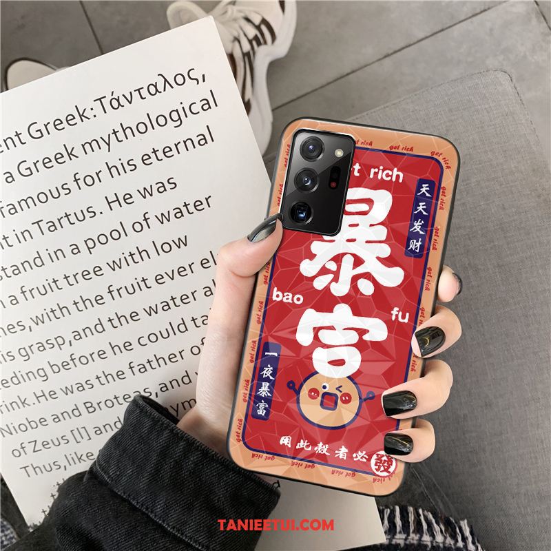 Etui Samsung Galaxy Note20 Ultra Telefon Komórkowy Święto Ochraniacz, Obudowa Samsung Galaxy Note20 Ultra Czerwony Gwiazda Wzór