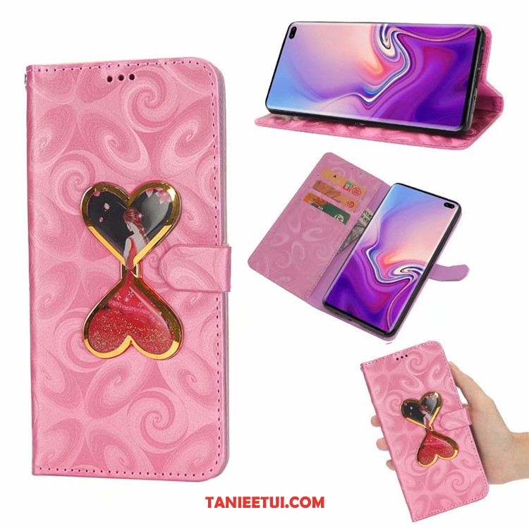 Etui Samsung Galaxy S10 Ochraniacz Różowe Quicksand, Obudowa Samsung Galaxy S10 Miłość Kolor Anti-fall