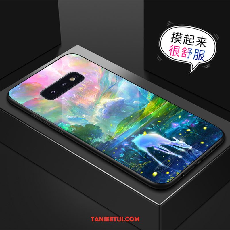 Etui Samsung Galaxy S10e Kreatywne Zielony Szkło, Pokrowce Samsung Galaxy S10e Gwiazda Anti-fall Telefon Komórkowy