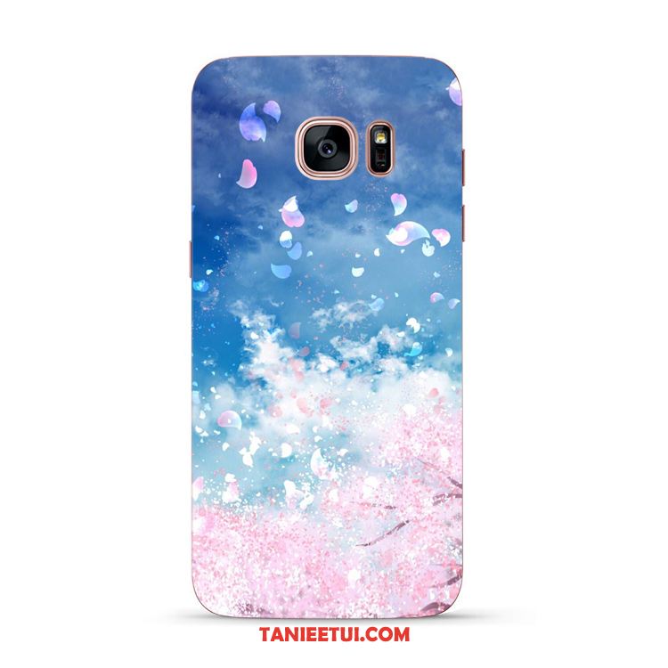 Etui Samsung Galaxy S7 Miękki Oryginalny Piękny, Pokrowce Samsung Galaxy S7 Sakura Różowe Miesiąc