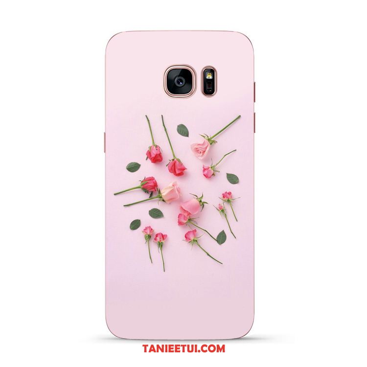 Etui Samsung Galaxy S7 Miękki Świeży Różowe, Pokrowce Samsung Galaxy S7 Wiatr Kwiaty Gwiazda