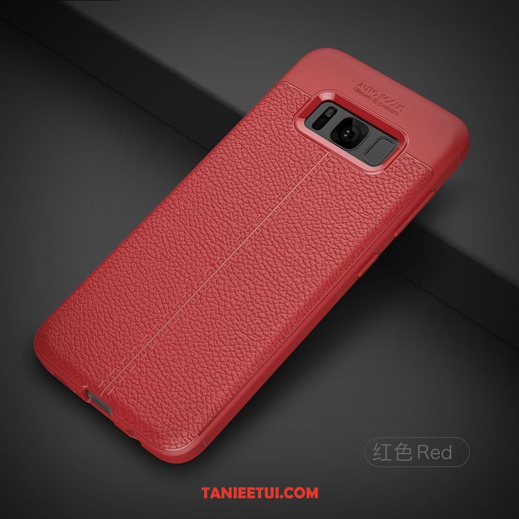 Etui Samsung Galaxy S8 Miękki Gwiazda Czerwony, Pokrowce Samsung Galaxy S8 Sztuczna Skóra Ochraniacz Silikonowe