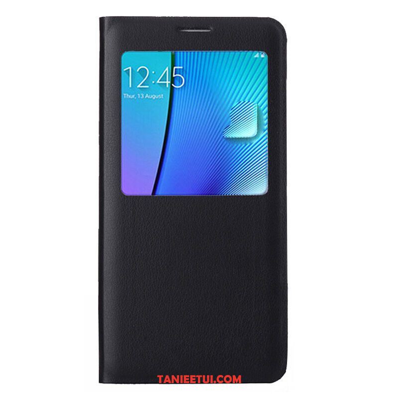 Etui Samsung Galaxy S8 Skórzany Futerał Telefon Komórkowy Czarny, Futerał Samsung Galaxy S8 Gwiazda Ochraniacz