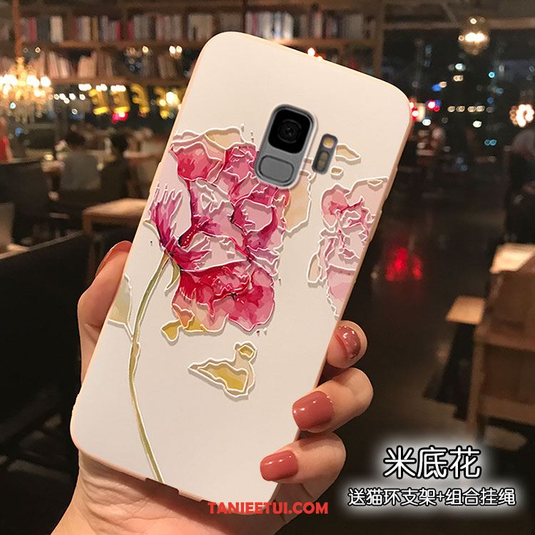 Etui Samsung Galaxy S9 Silikonowe Gwiazda Różowe, Pokrowce Samsung Galaxy S9 Osobowość All Inclusive Telefon Komórkowy