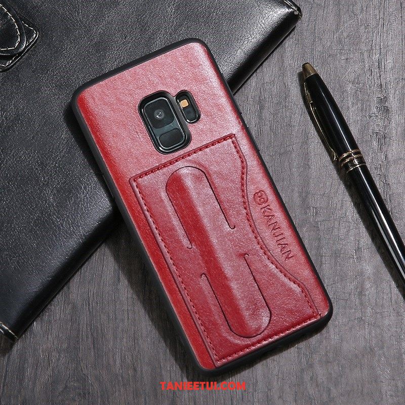 Etui Samsung Galaxy S9 Wspornik Czerwony Gwiazda, Futerał Samsung Galaxy S9 Telefon Komórkowy Karta