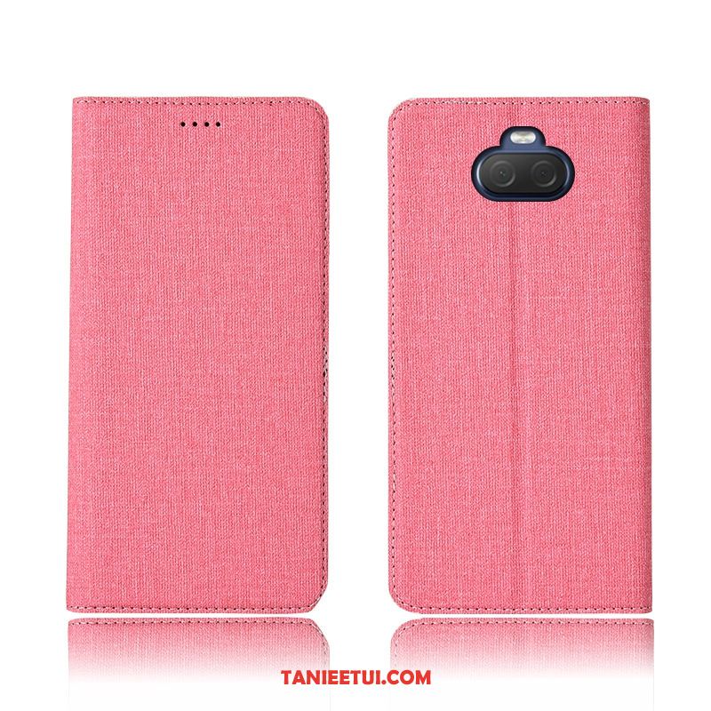 Etui Sony Xperia 10 Plus All Inclusive Anti-fall Klapa, Pokrowce Sony Xperia 10 Plus Miękki Telefon Komórkowy Różowe