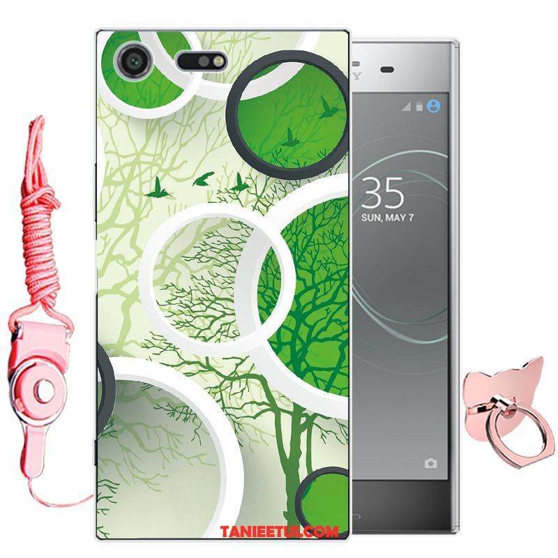 Etui Sony Xperia Xz Premium Kreskówka Miękki Telefon Komórkowy, Obudowa Sony Xperia Xz Premium Ochraniacz All Inclusive Zielony