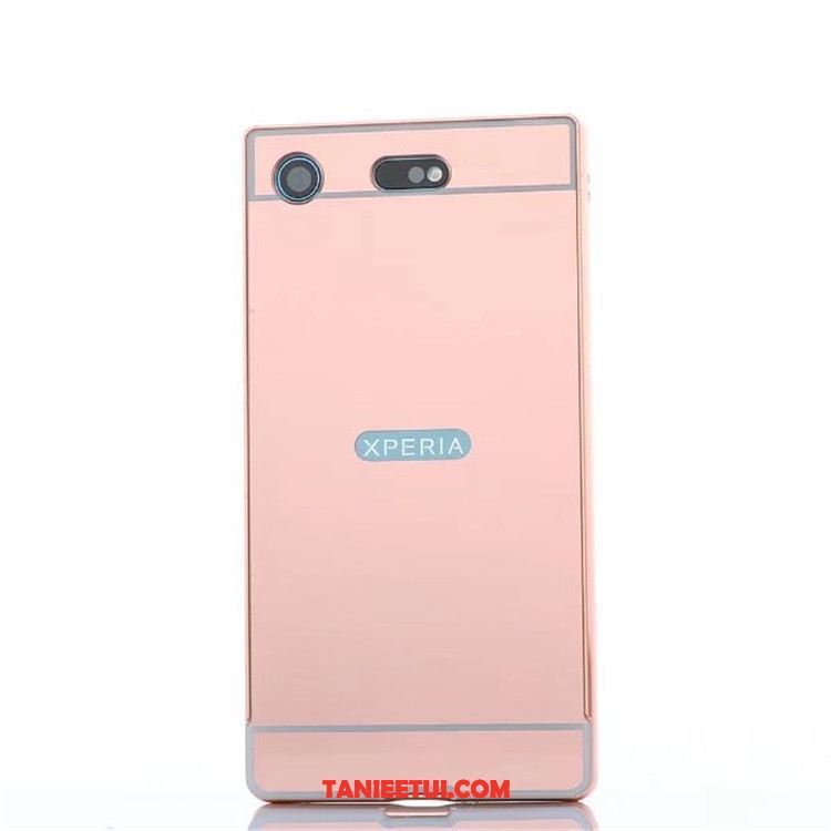 Etui Sony Xperia Xz1 Compact Ochraniacz Metal Telefon Komórkowy, Obudowa Sony Xperia Xz1 Compact Granica Różowe Lustro