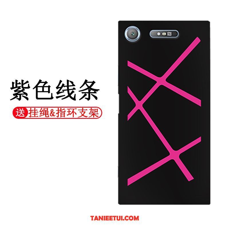Etui Sony Xperia Xz1 Ochraniacz Kolor All Inclusive, Futerał Sony Xperia Xz1 Telefon Komórkowy Czarny Proste