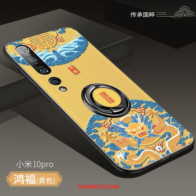 Etui Xiaomi Mi 10 Pro Anti-fall Żółty Silikonowe, Futerał Xiaomi Mi 10 Pro Mały Telefon Komórkowy Cienkie Beige