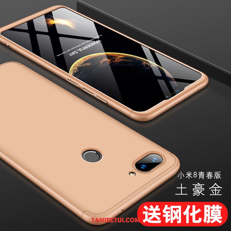Etui Xiaomi Mi 8 Lite Europa Złoto Tylna Pokrywa, Pokrowce Xiaomi Mi 8 Lite Telefon Komórkowy Ochraniacz Kreatywne Beige