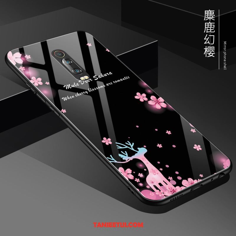 Etui Xiaomi Mi 9t Pro Telefon Komórkowy Silikonowe Lustro, Futerał Xiaomi Mi 9t Pro Czerwony All Inclusive Anti-fall Beige