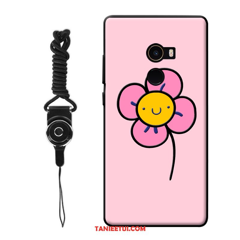 Etui Xiaomi Mi Mix 2 Tendencja Piękny Kwiaty, Obudowa Xiaomi Mi Mix 2 Różowe All Inclusive Sztuka Beige