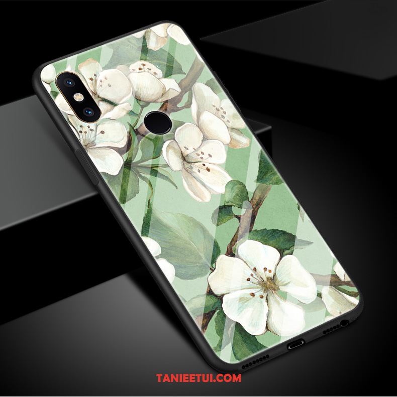 Etui Xiaomi Mi Mix 3 Zielony Miękki Świeży, Futerał Xiaomi Mi Mix 3 Telefon Komórkowy Mały Kwiaty Beige