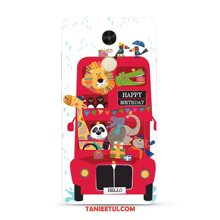Etui Xiaomi Redmi 5 Plus Mały Kreatywne Zwierzę, Futerał Xiaomi Redmi 5 Plus Kreskówka Miękki Czerwony Beige