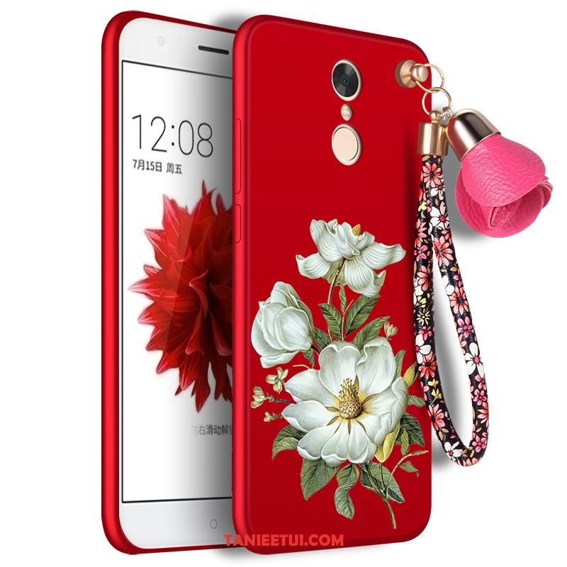 Etui Xiaomi Redmi 5 Plus Nowy Telefon Komórkowy Kreatywne, Pokrowce Xiaomi Redmi 5 Plus Wiszące Ozdoby Tendencja Czerwony Beige