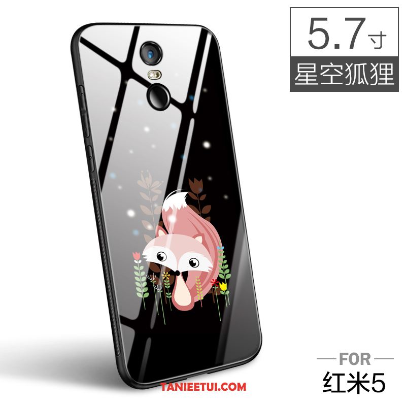 Etui Xiaomi Redmi 5 Silikonowe Czarny Szkło, Futerał Xiaomi Redmi 5 Anti-fall Telefon Komórkowy Mały Beige