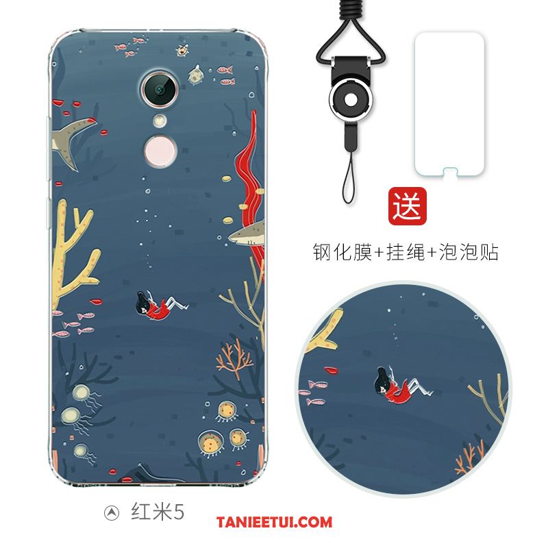 Etui Xiaomi Redmi 5 Silikonowe Nowy Mały, Obudowa Xiaomi Redmi 5 Czerwony Telefon Komórkowy Kreatywne Beige