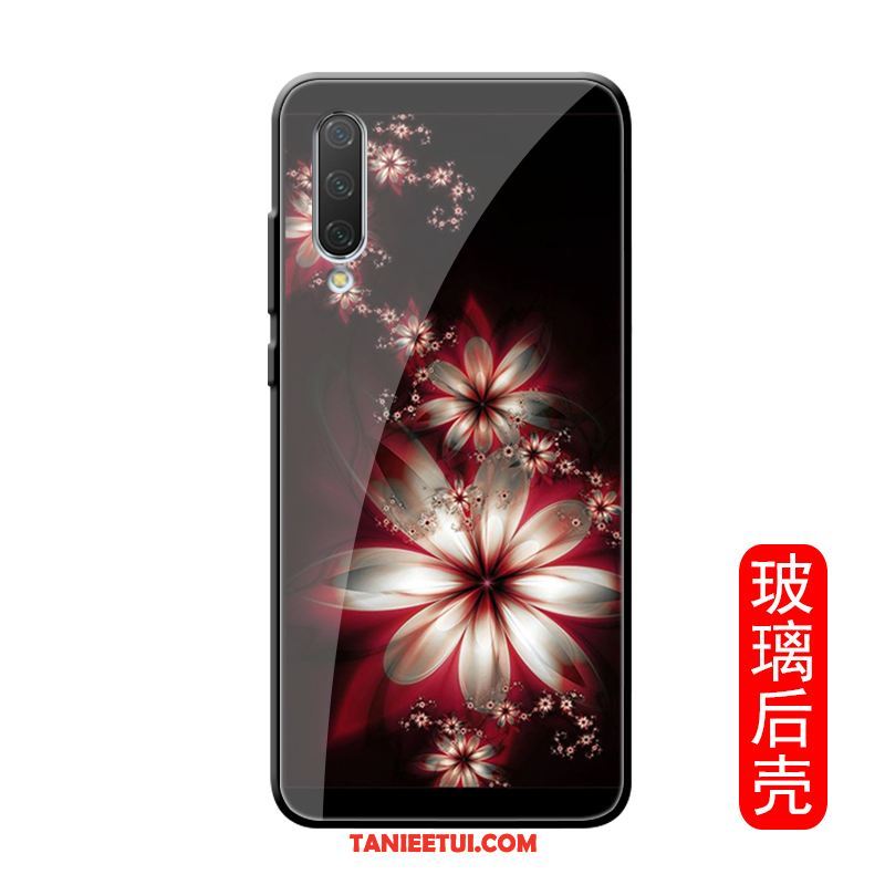 Etui Xiaomi Redmi Note 8t Motyl Sakura Modna Marka, Pokrowce Xiaomi Redmi Note 8t Czerwony Netto Miękki Ręcznie Malowane Beige