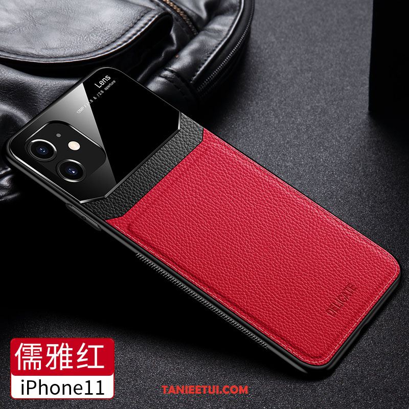 Etui iPhone 11 Cienkie Czerwony Netto Kreatywne, Obudowa iPhone 11 Ochraniacz Czarny Telefon Komórkowy