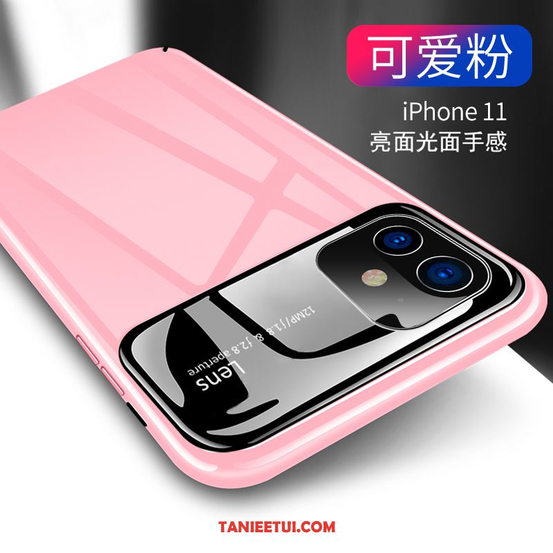 Etui iPhone 11 Ochraniacz Szkło Czerwony Netto, Obudowa iPhone 11 All Inclusive Różowe Modna Marka