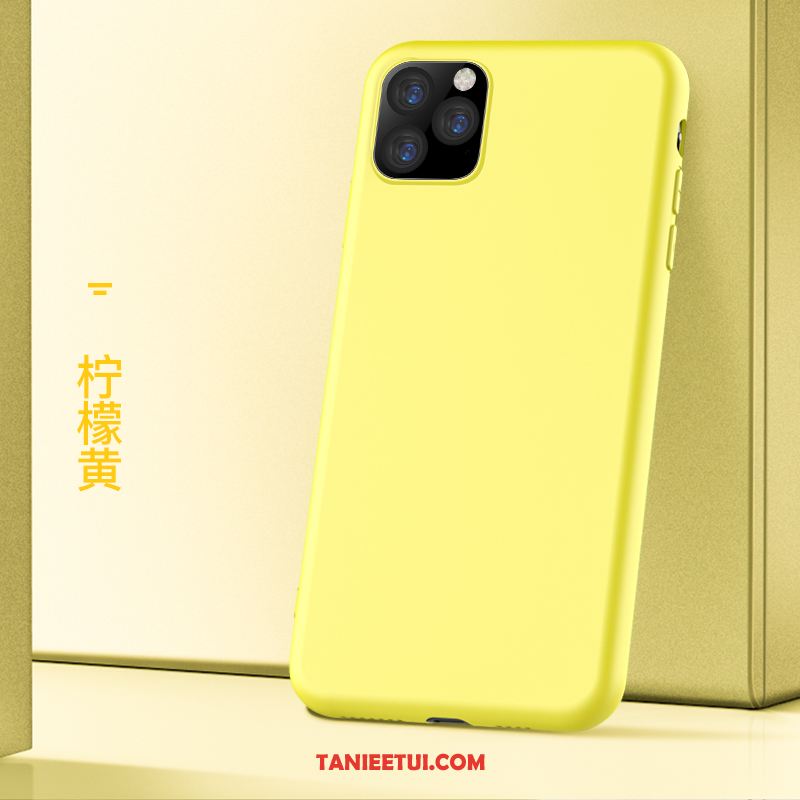 Etui iPhone 11 Pro Max Nubuku Cienkie Anti-fall, Obudowa iPhone 11 Pro Max Zakochani Telefon Komórkowy Żółty