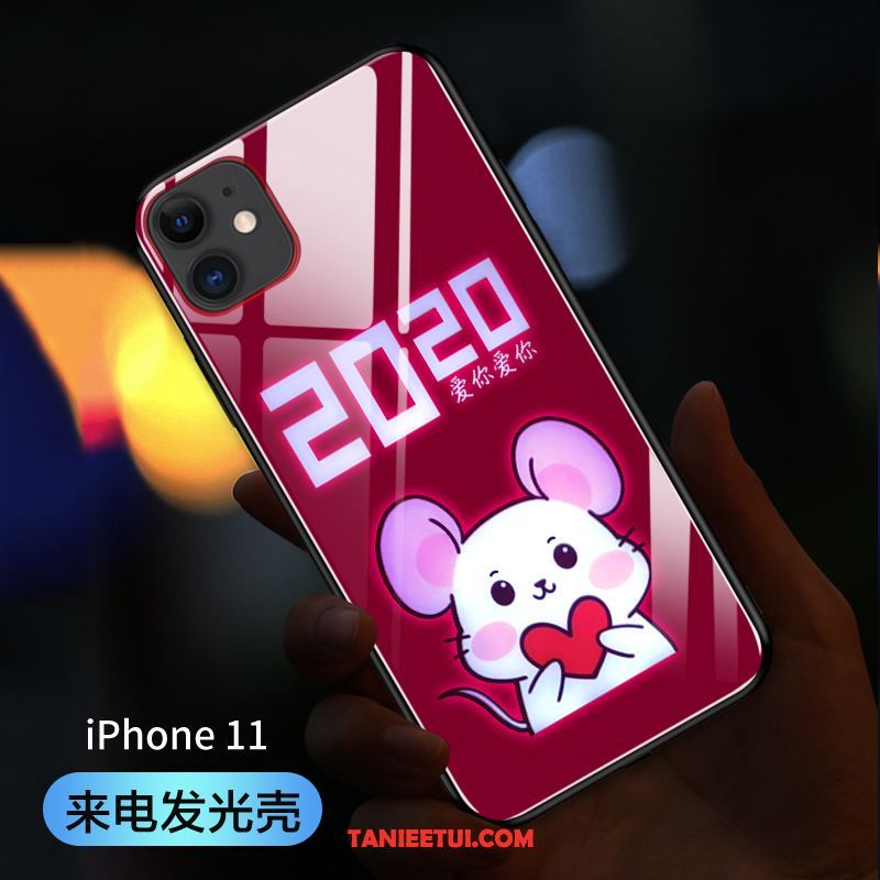 Etui iPhone 11 Święto Zakochani Czerwony, Futerał iPhone 11 Czerwony Netto Rat Telefon Komórkowy