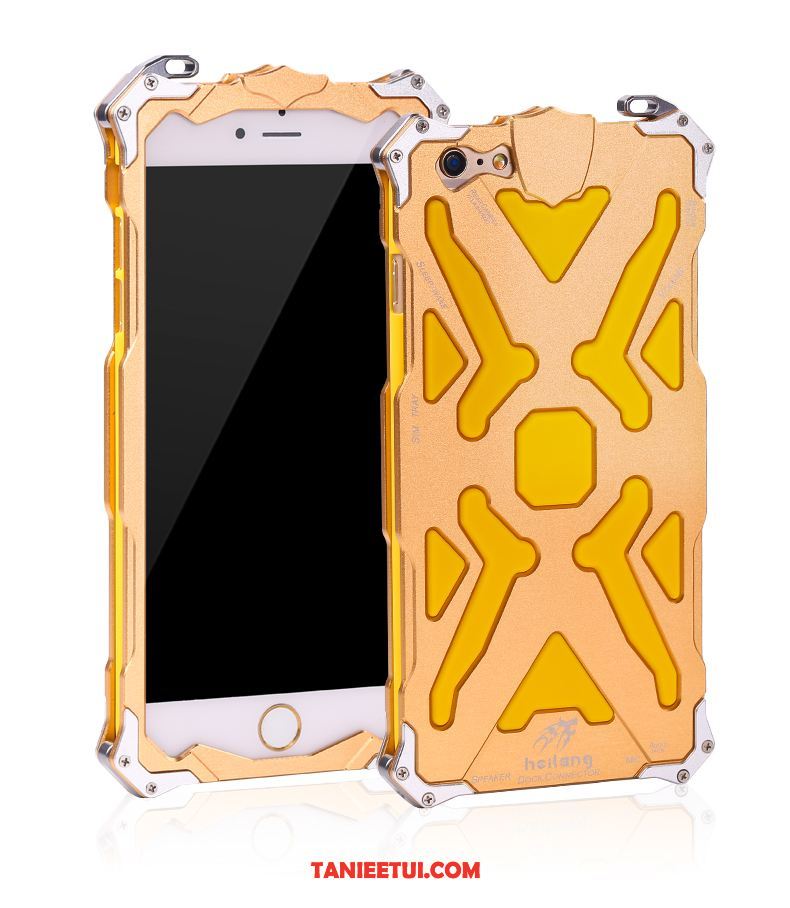 Etui iPhone 6 / 6s Żółty Silikonowe Kreatywne, Futerał iPhone 6 / 6s Telefon Komórkowy Anti-fall Trzy Mechanizmy Obronne