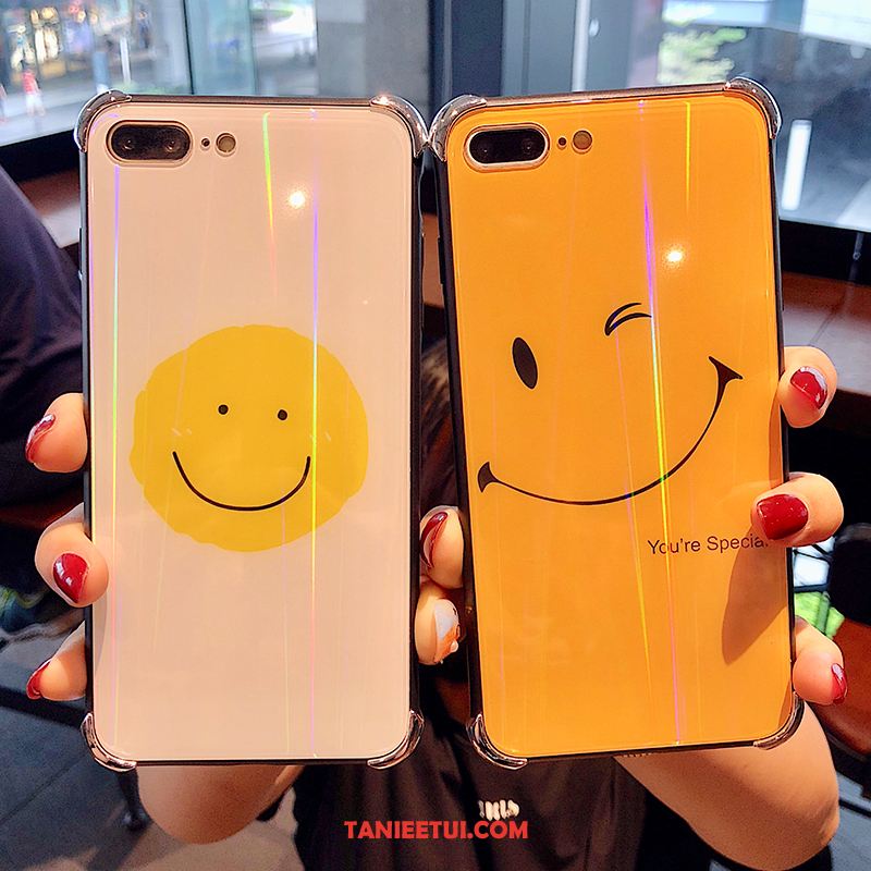 Etui iPhone 8 Plus Zakochani Żółty Smile, Pokrowce iPhone 8 Plus All Inclusive Anti-fall Telefon Komórkowy