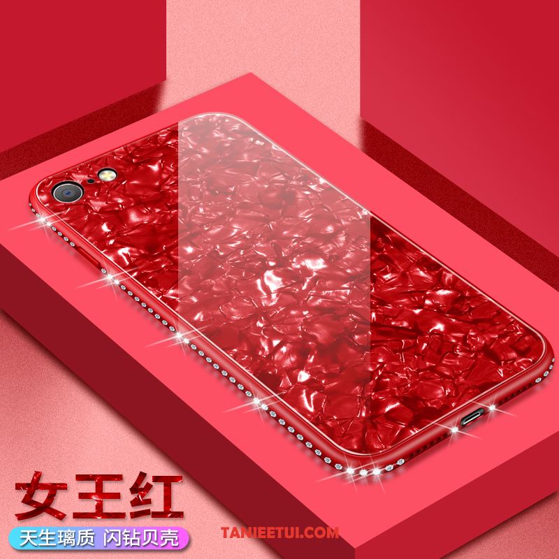 Etui iPhone Se 2020 Shell Czerwony Netto Telefon Komórkowy, Pokrowce iPhone Se 2020 Tendencja All Inclusive Moda