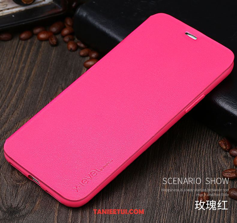 Etui iPhone Xr All Inclusive Cienkie Czerwony, Futerał iPhone Xr Kolor Skórzany Futerał Telefon Komórkowy