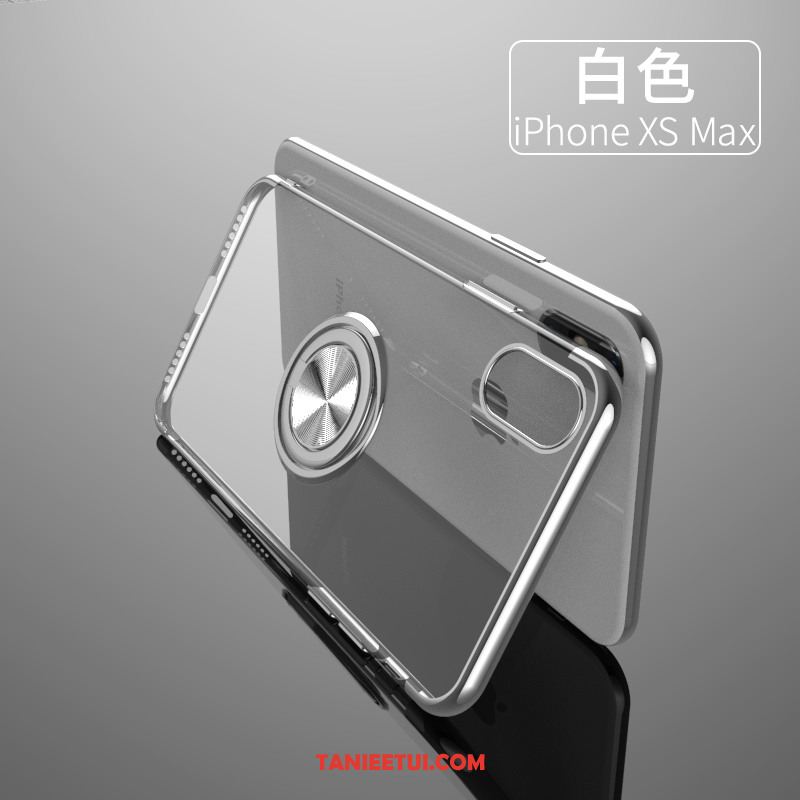 Etui iPhone Xs Max Silikonowe Cienkie Biały, Pokrowce iPhone Xs Max All Inclusive Anti-fall Na Pokładzie