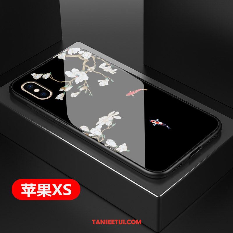 Etui iPhone Xs Sztuka Czarny All Inclusive, Obudowa iPhone Xs Anti-fall Telefon Komórkowy Świeży
