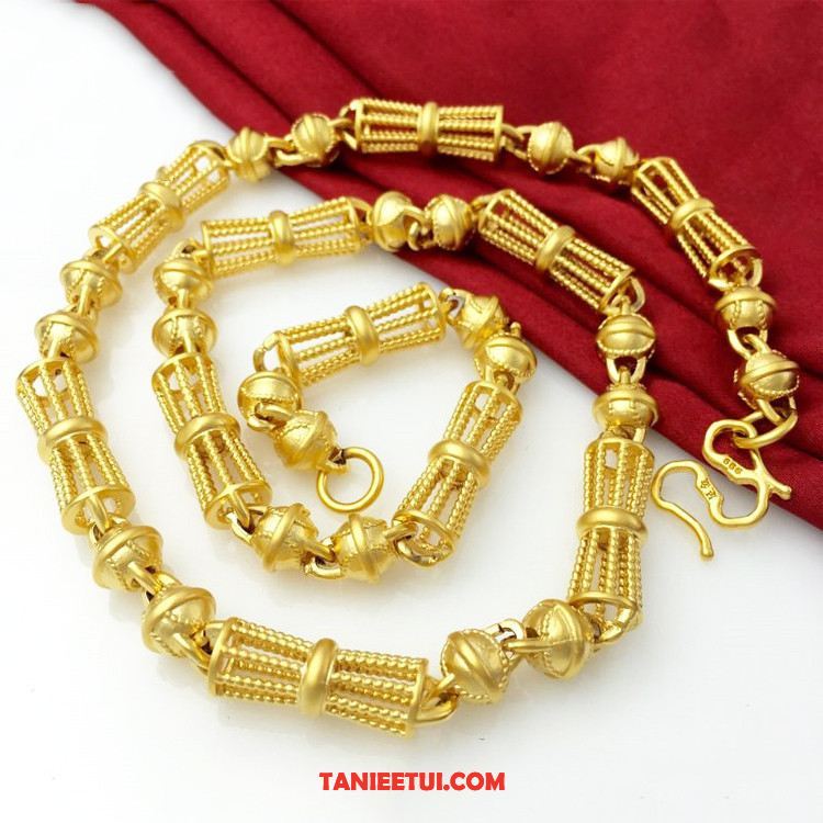 Srebrna Biżuteria Męskie Trendy Osobowość Męska, Srebrna Biżuteria Bambus Akcesoria Gelb Gold Sandfarben